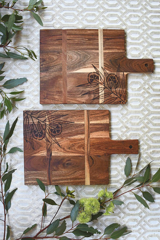 Hand Burnt Eucalyptus Paddle Boards